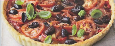 picture of Warm tomato mustard and gruyere tart
 VeggieMeals